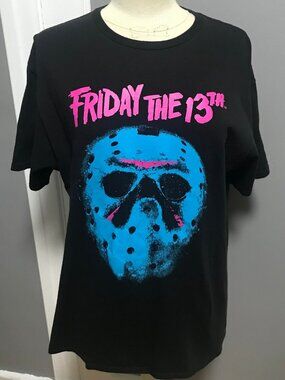 Friday the 13th Jason Voorhees T-Shirt LARGE Horror Goth Halloween Hot Topic